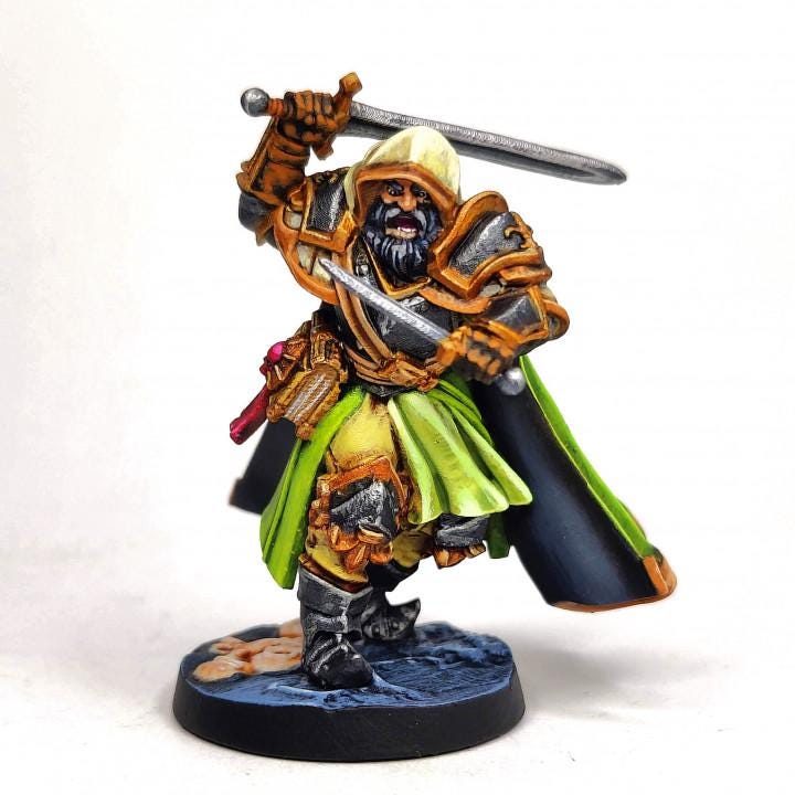 Robert, the Ranger (Medium) - Tabletop Figure for Dungeons & Dragons, DnD, Pathfinder RPGs, TTRPG