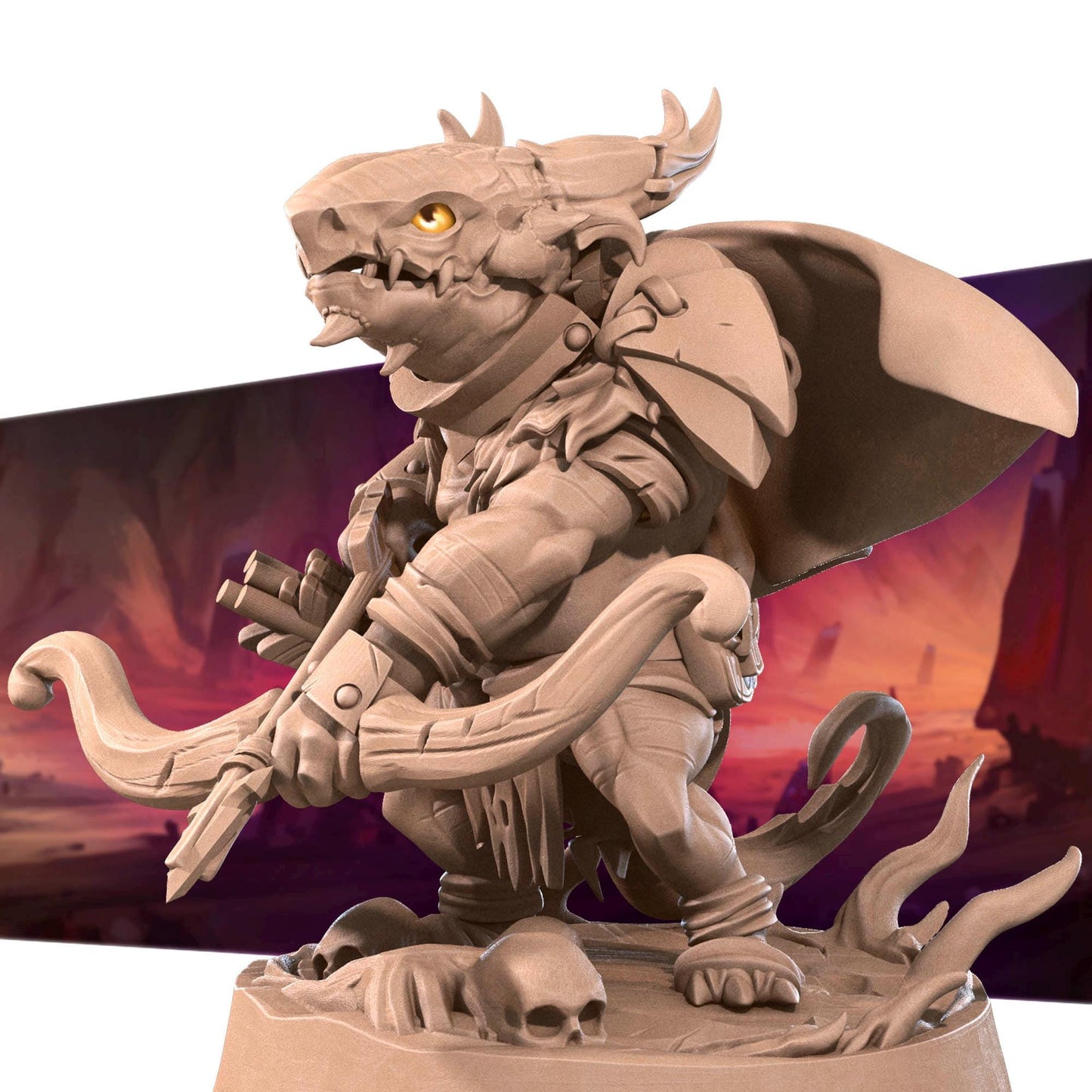 Kobold Ranger (Medium) - Tabletop Figure for Dungeons & Dragons, DnD, Pathfinder RPGs, TTRPG