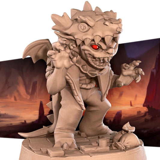 Spike, The Goblin Thief (Medium) - Tabletop Figure for Dungeons & Dragons, DnD, Pathfinder RPGs, TTRPG