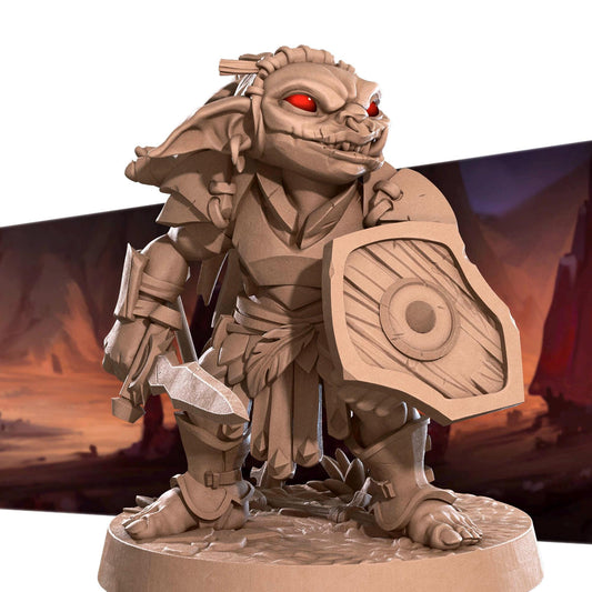 Goblin Fighter (Medium) - Tabletop Figure for Dungeons & Dragons, DnD, Pathfinder RPGs, TTRPG