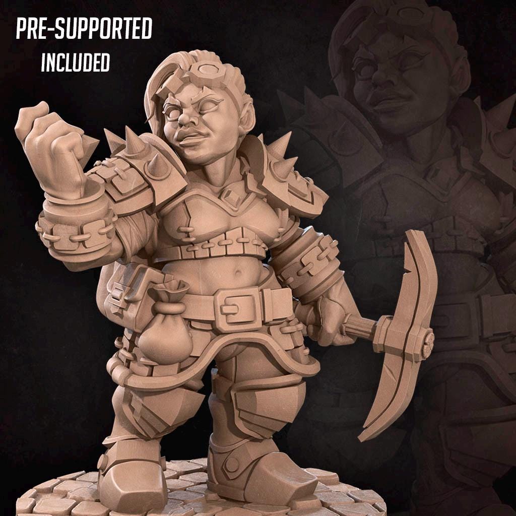 Duergar Artificer (Medium) - Tabletop Figure for Dungeons & Dragons, DnD, Pathfinder RPGs, TTRPG