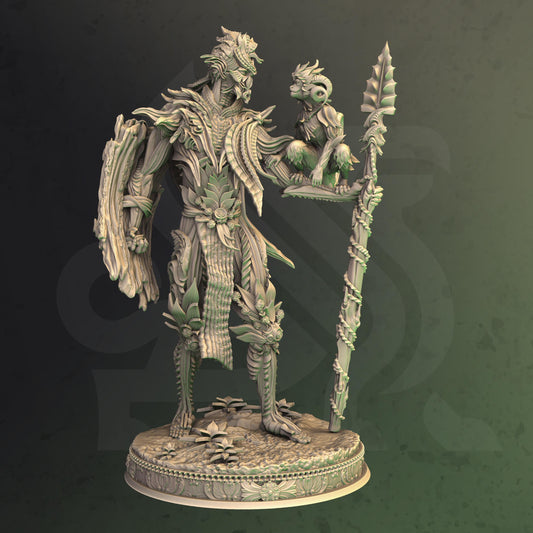 Spriggan Warrior - Zelafel - Tabletop Figure for Dungeons & Dragons, DnD, Pathfinder RPGs, TTRPG