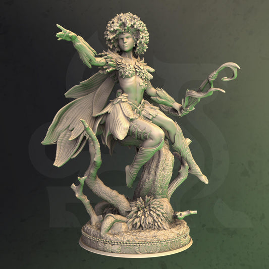 Forest Dryad - Elenil - Tabletop Figure for Dungeons & Dragons, DnD, Pathfinder RPGs, TTRPG