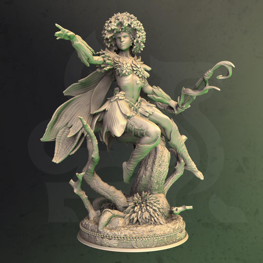 Forest Dryad - Elenil (Medium) - Tabletop Figure for Dungeons & Dragons, DnD, Pathfinder RPGs, TTRPG