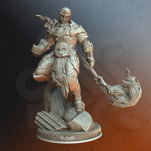 Valadhar Elite - Keydrin The Eldritch Knight - Tabletop Figure for Dungeons & Dragons, DnD, Pathfinder RPGs, TTRPG