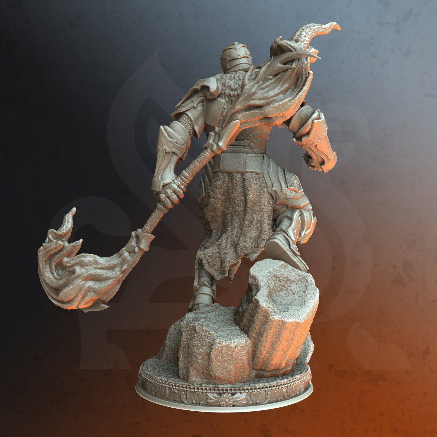 Valadhar Elite - Keydrin The Eldritch Knight - Tabletop Figure for Dungeons & Dragons, DnD, Pathfinder RPGs, TTRPG