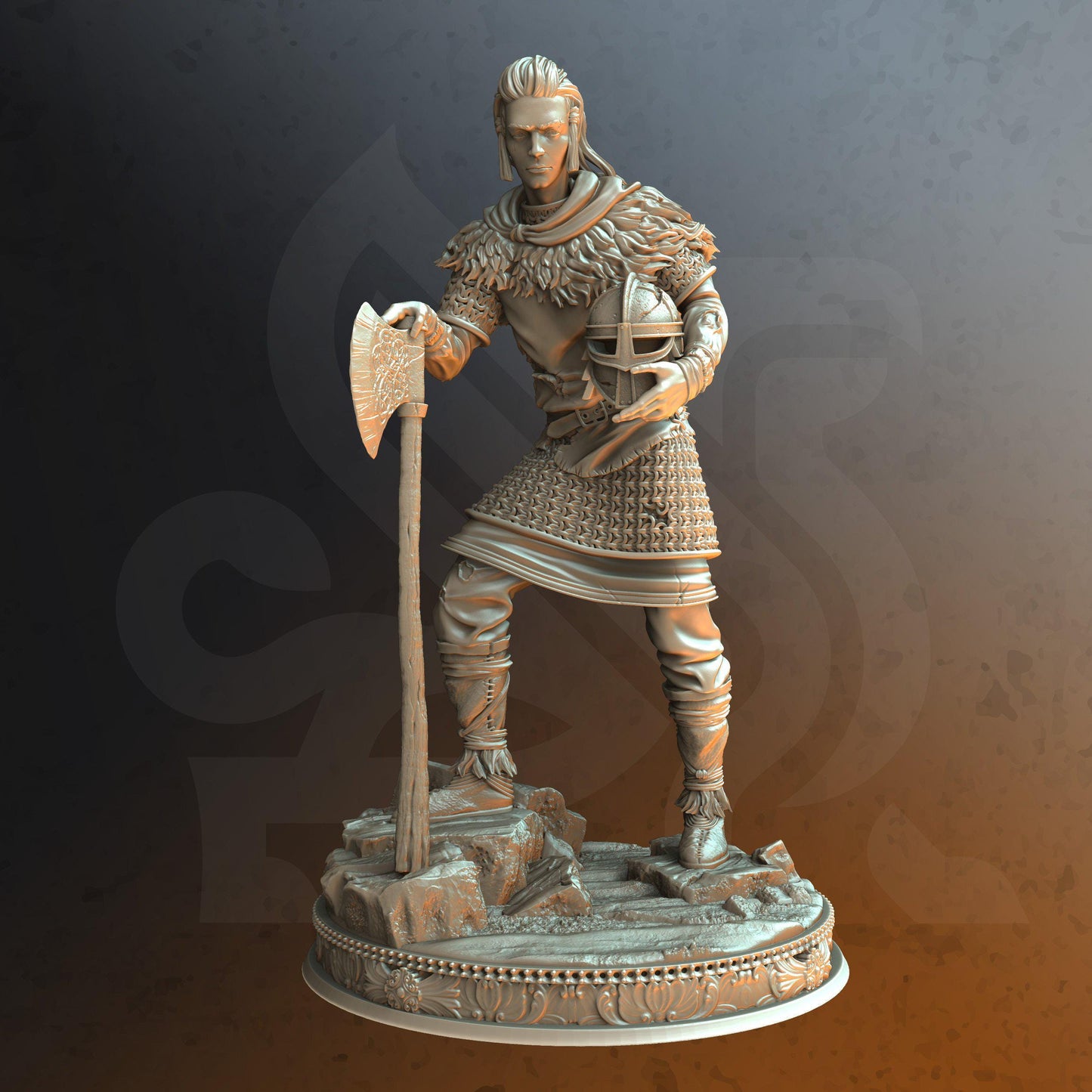 Nils Olav The Defender - Tabletop Figure for Dungeons & Dragons, DnD, Pathfinder RPGs, TTRPG