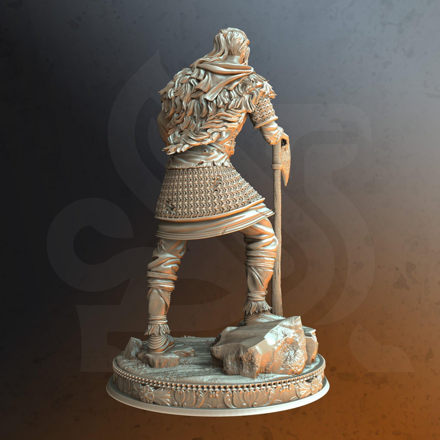 Nils Olav The Defender - Tabletop Figure for Dungeons & Dragons, DnD, Pathfinder RPGs, TTRPG