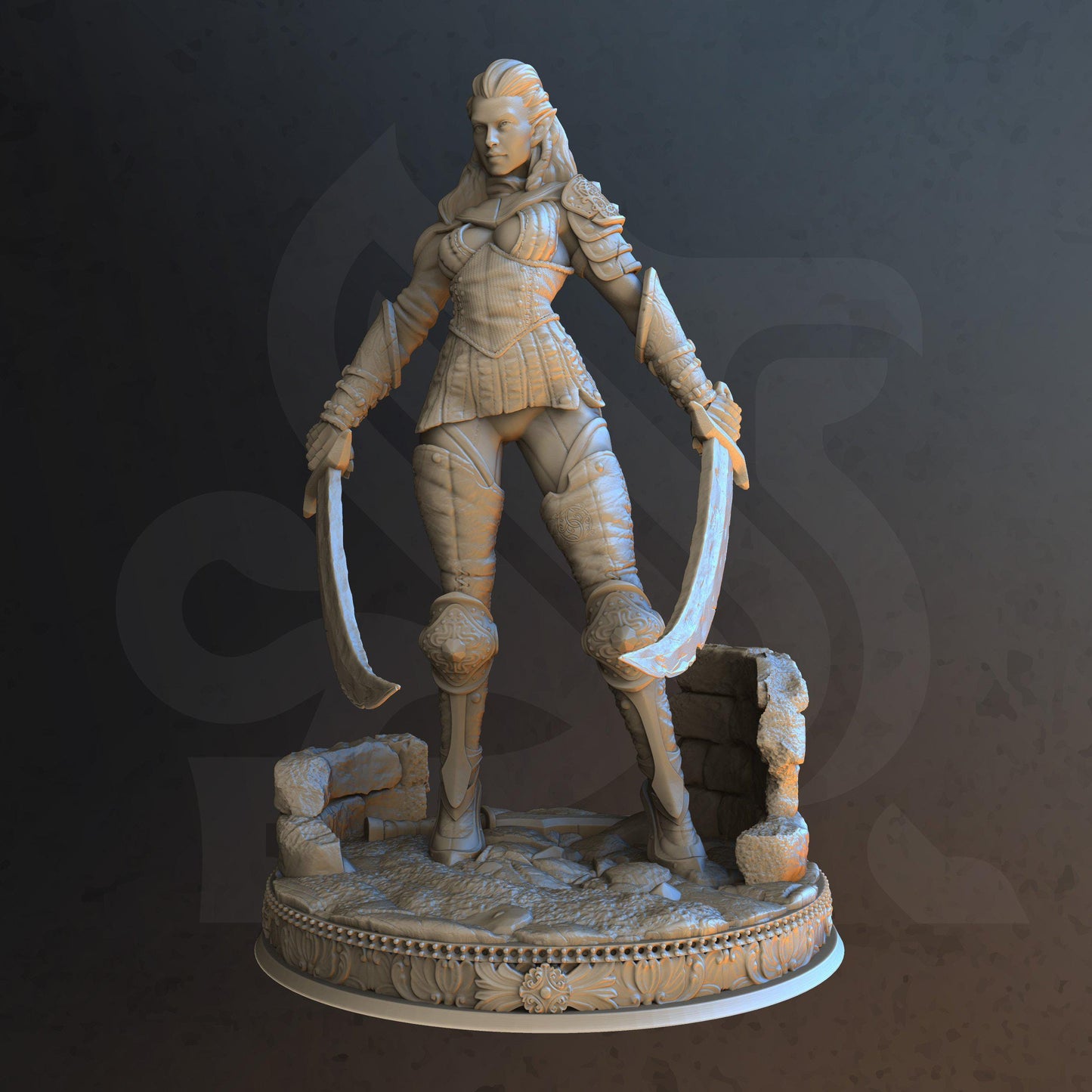 Agent – Scarlett - Tabletop Figure for Dungeons & Dragons, DnD, Pathfinder RPGs, TTRPG