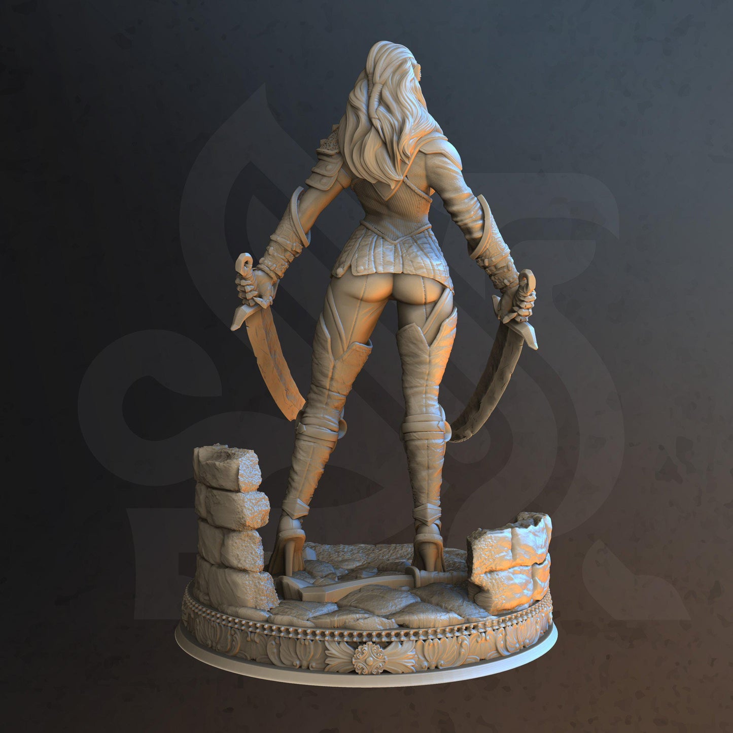 Agent – Scarlett - Tabletop Figure for Dungeons & Dragons, DnD, Pathfinder RPGs, TTRPG