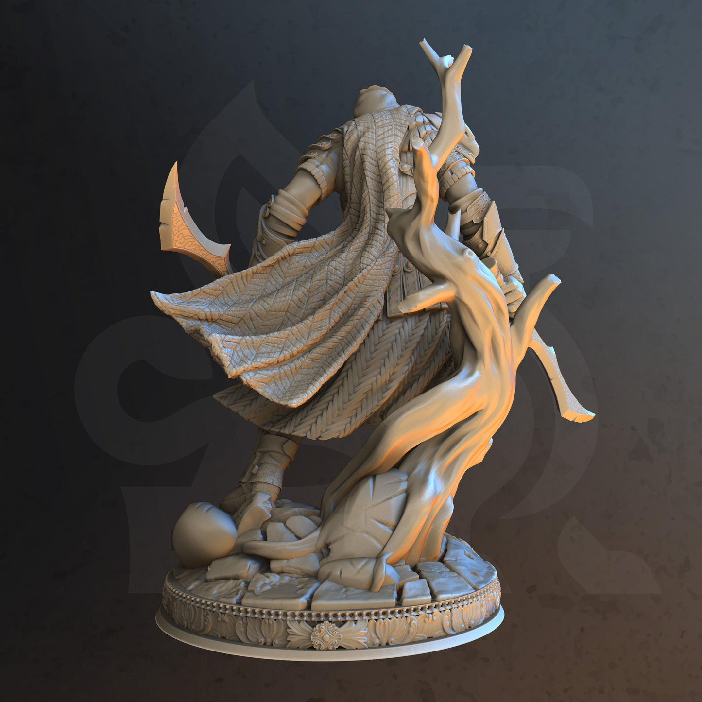 Crimson Shadow – Serran - Tabletop Figure for Dungeons & Dragons, DnD, Pathfinder RPGs, TTRPG