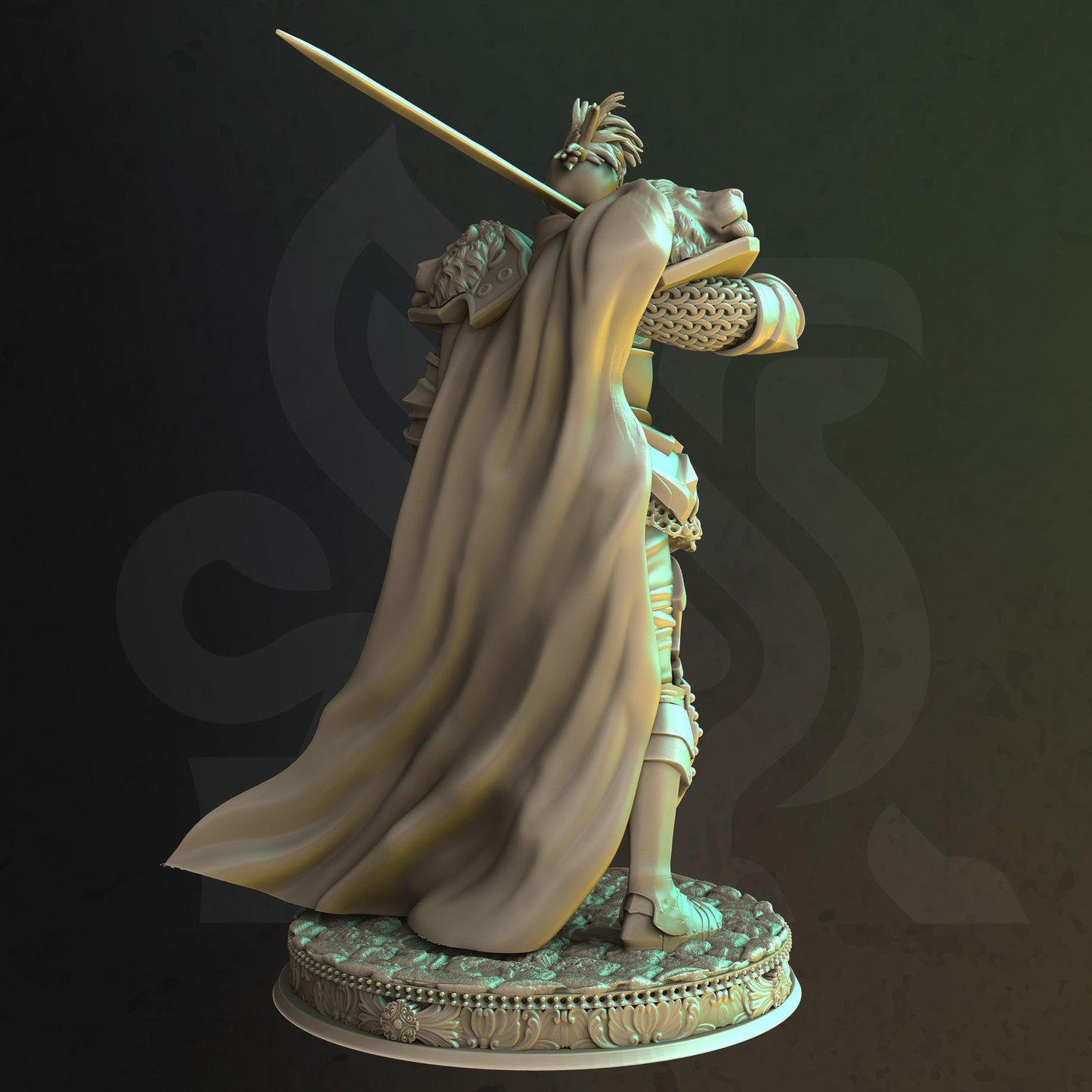 Champion Of The Claw - Pride - Tabletop Figure for Dungeons & Dragons, DnD, Pathfinder RPGs, TTRPG