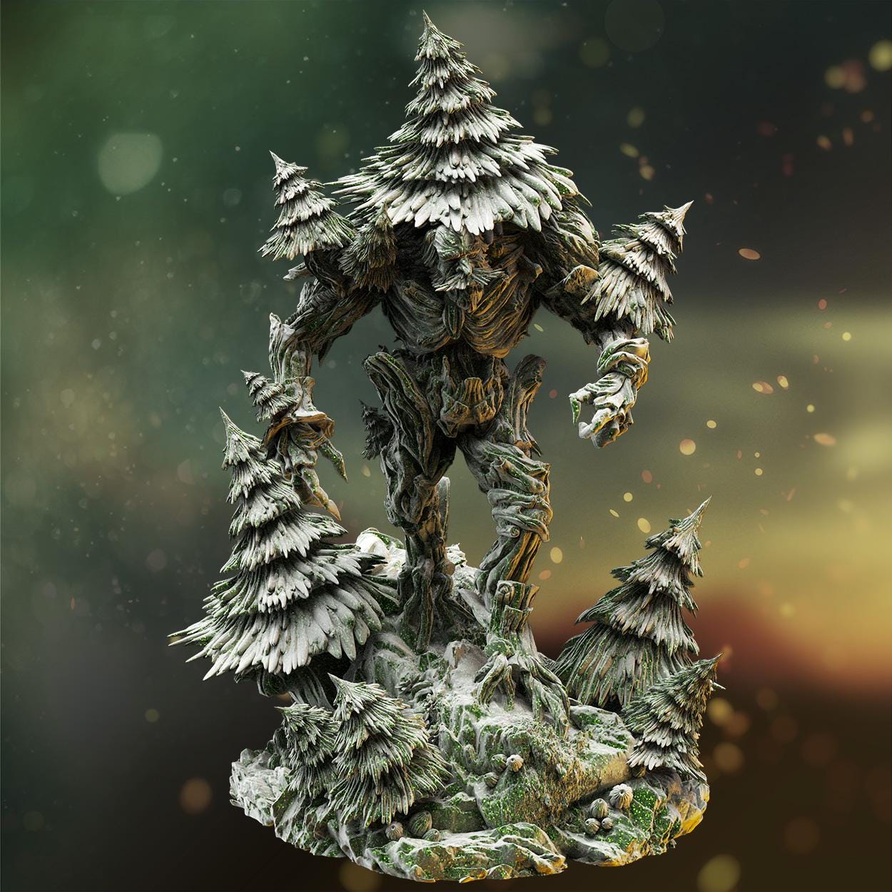 Treant of the Pine - Garamoud (Huge) - 3D Printed Tabletop Figure for Dungeons & Dragons, DnD, Pathfinder RPGs, TTRPG