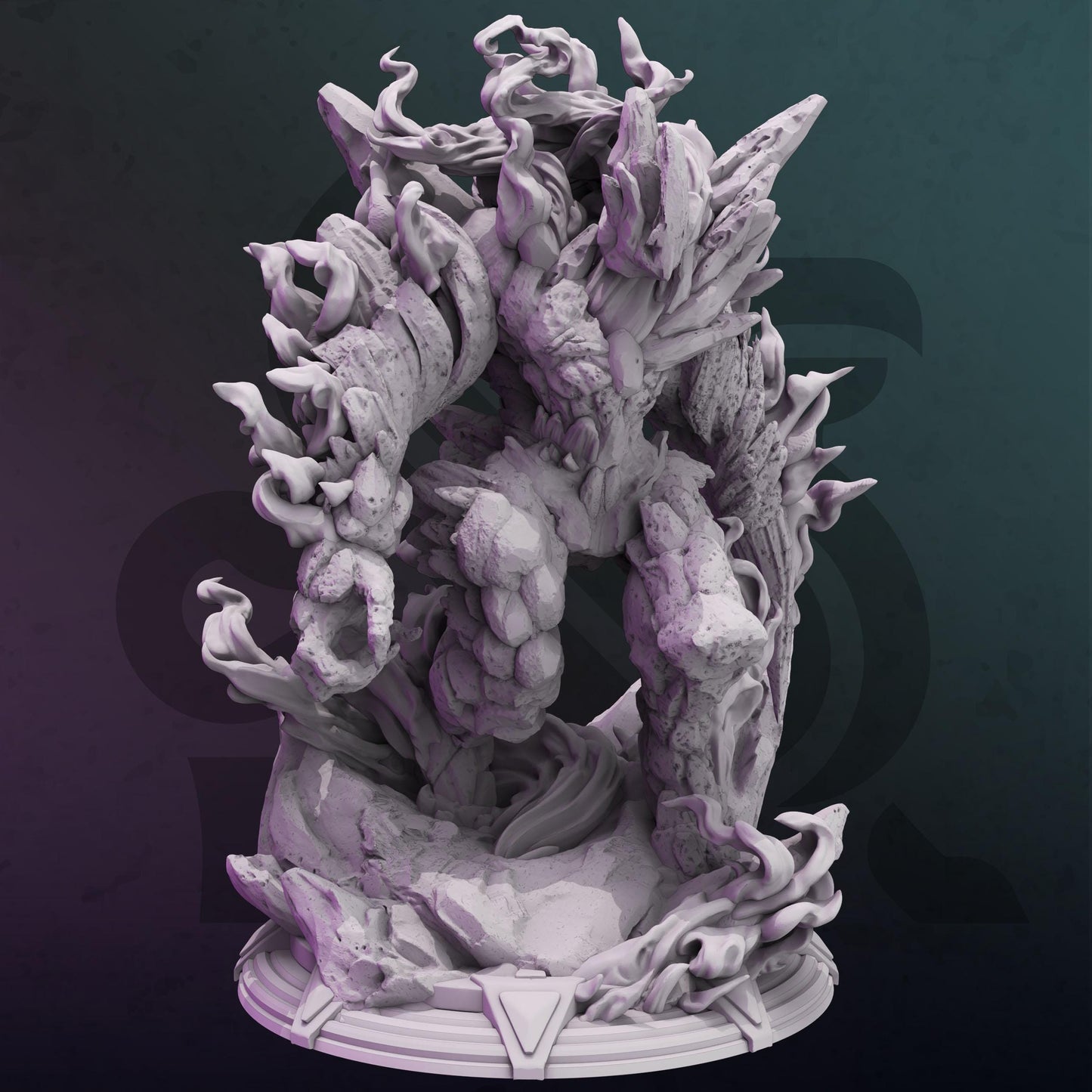 Arcane Elemental - Arcelen (Large) - 3D Printed Tabletop Figure for Dungeons & Dragons, DnD, Pathfinder RPGs, TTRPG