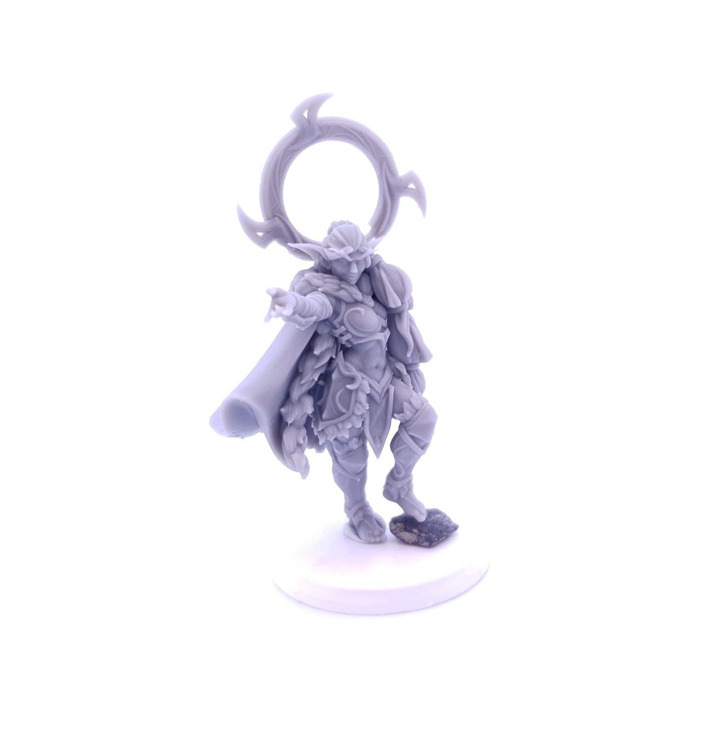 Eve, The Night Elf Rogue (Medium)  - Tabletop Figure for Dungeons & Dragons, DnD, Pathfinder RPGs, TTRPG