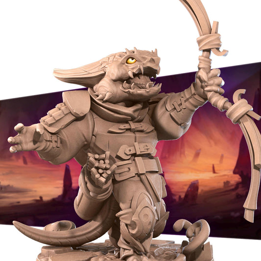 Kobold Archer (Medium) - Tabletop Figure for Dungeons & Dragons, DnD, Pathfinder RPGs, TTRPG