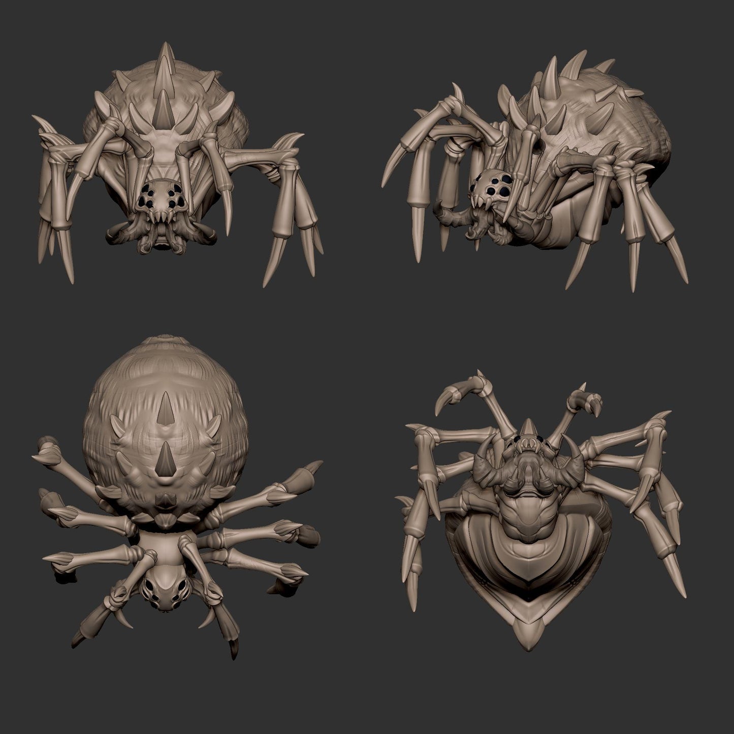 Arachnophobia Spider Pack (Bundle) - Tabletop Figure for Dungeons & Dragons, DnD, Pathfinder RPGs, TTRPG