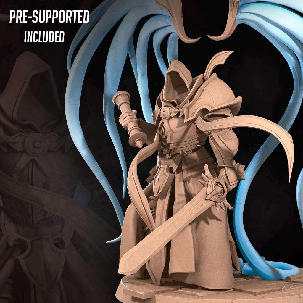 Seraphim Of Fate (Large) - Tabletop Figure for Dungeons & Dragons, DnD, Pathfinder RPGs, TTRPG