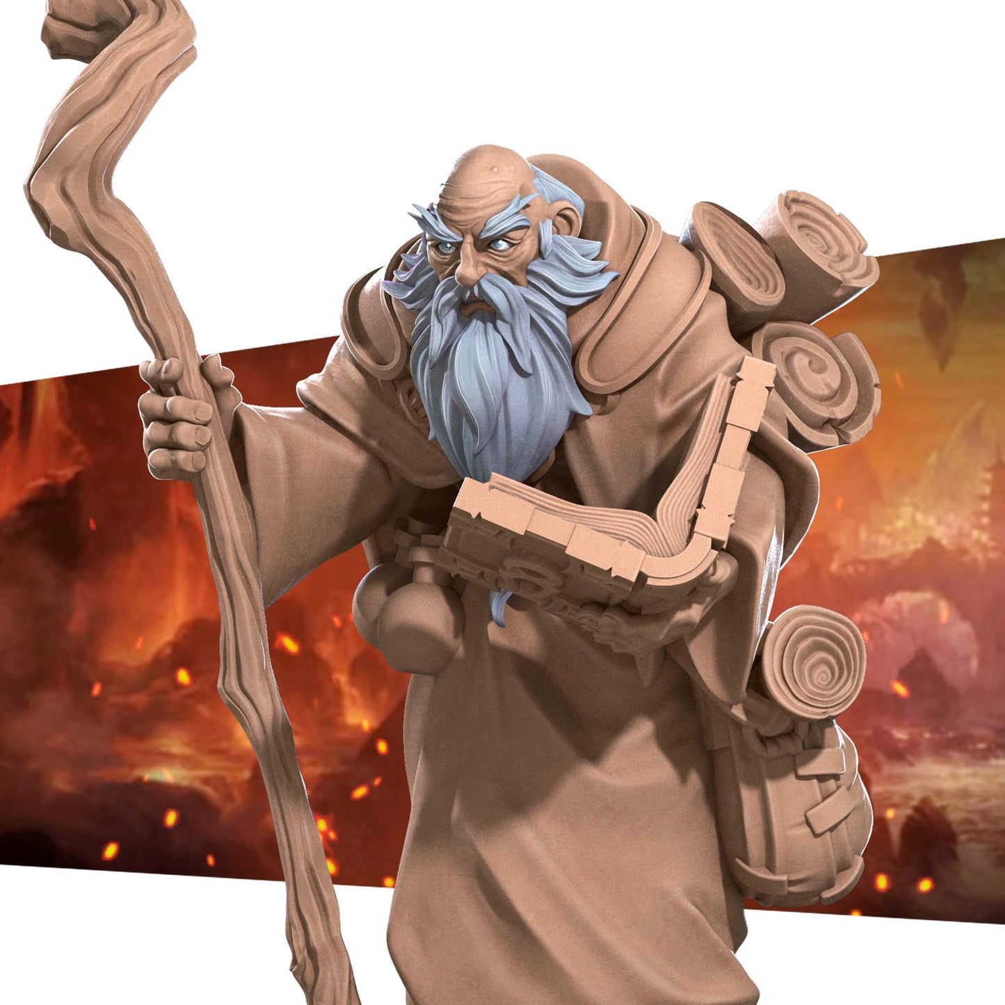 Elder Scholar (Medium) - Tabletop Figure for Dungeons & Dragons, DnD, Pathfinder RPGs, TTRPG