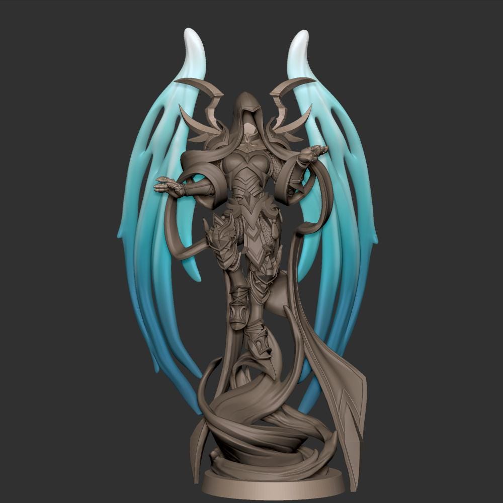 Seraphim Of Hope (Large) - Tabletop Figure for Dungeons & Dragons, DnD, Pathfinder RPGs, TTRPG