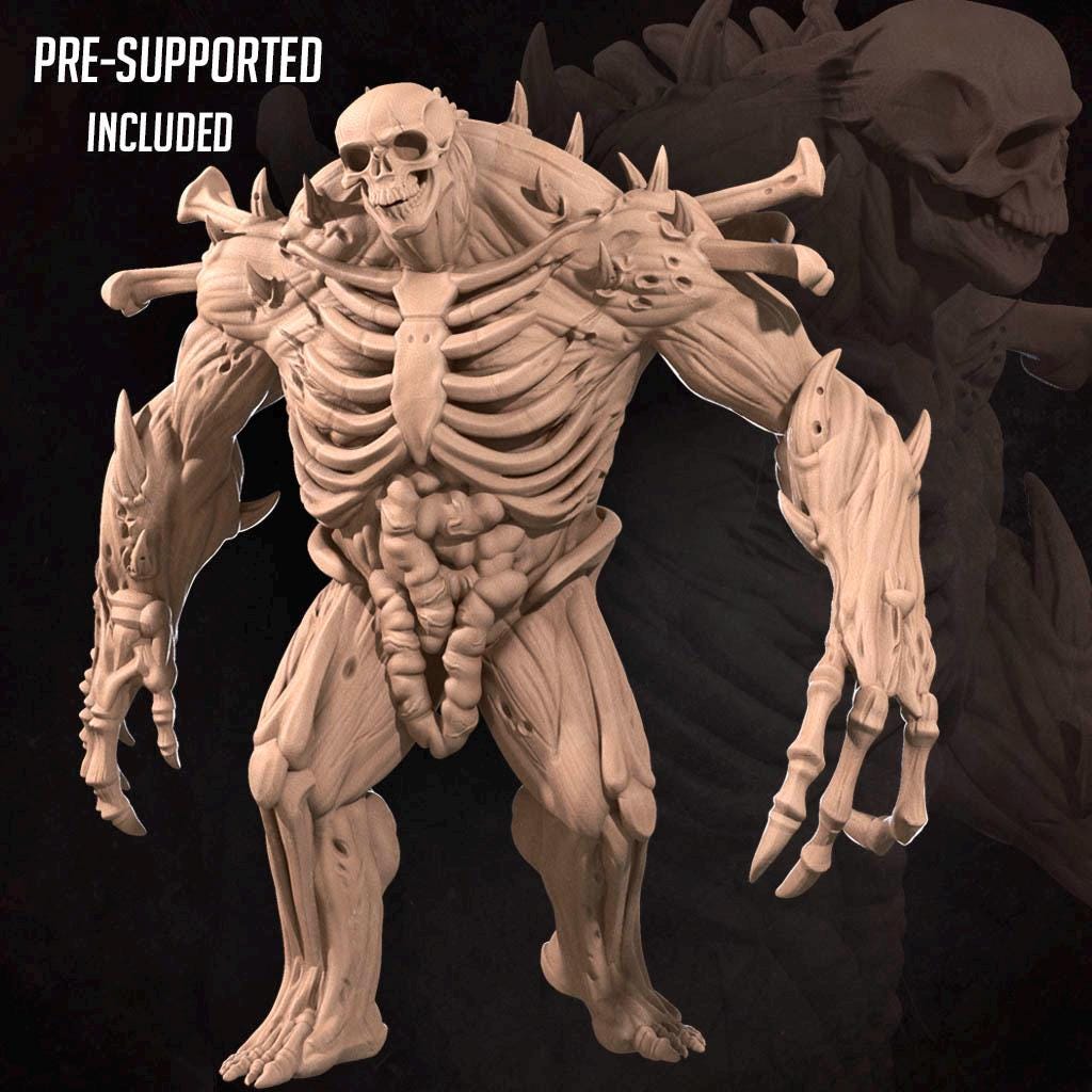 Blood Golem (Large) - Tabletop Figure for Dungeons & Dragons, DnD, Pathfinder RPGs, TTRPG