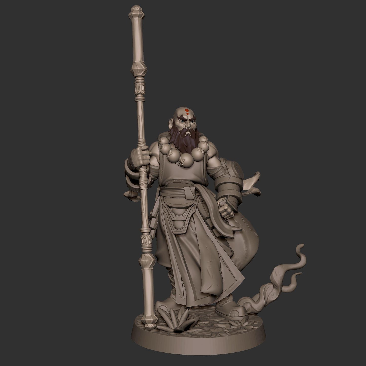 Hero Monk (Medium)  - Tabletop Figure for Dungeons & Dragons, DnD, Pathfinder RPGs, TTRPG