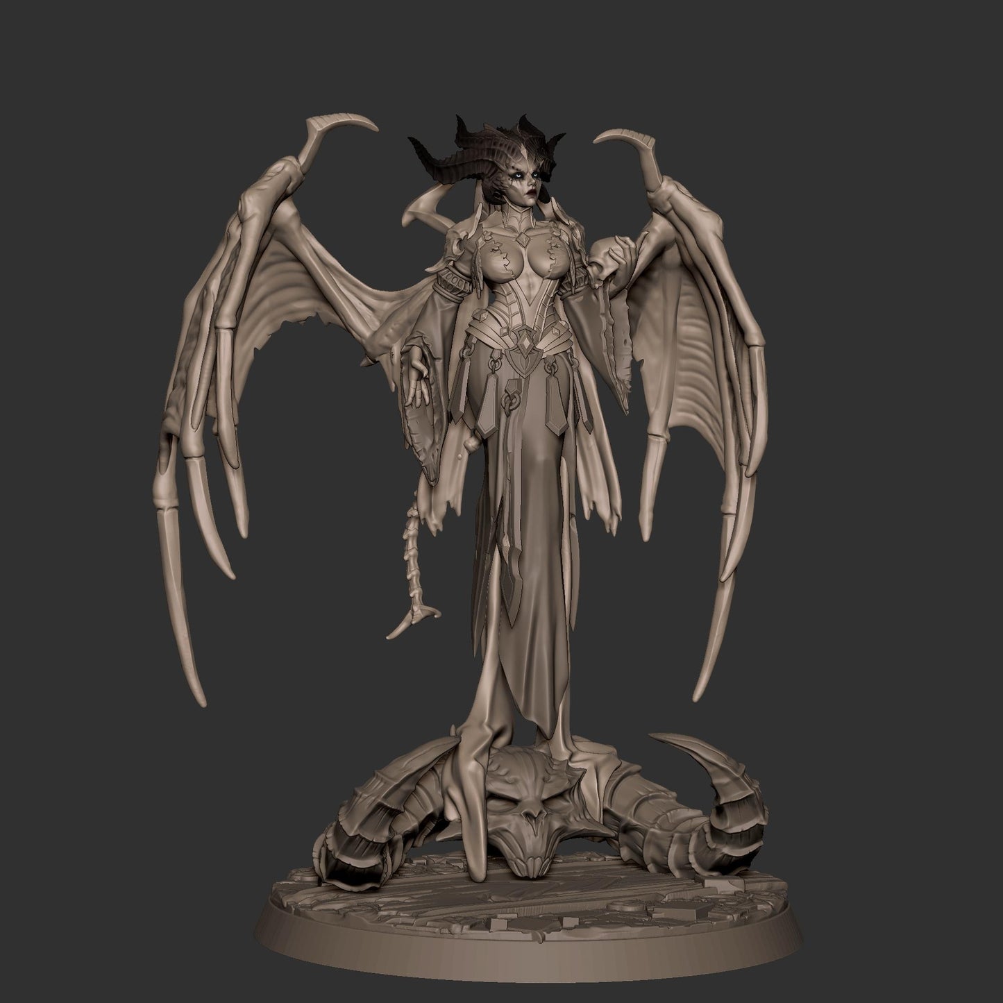 Daughter Of Hatred (Large) - Tabletop Figure for Dungeons & Dragons, DnD, Pathfinder RPGs, TTRPG