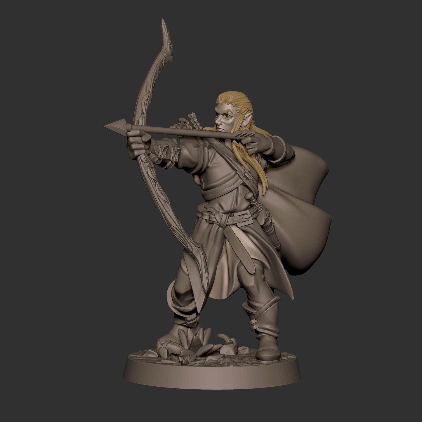 Elf Explorer (Medium) - Tabletop Figure for Dungeons & Dragons, DnD, Pathfinder RPGs, TTRPG