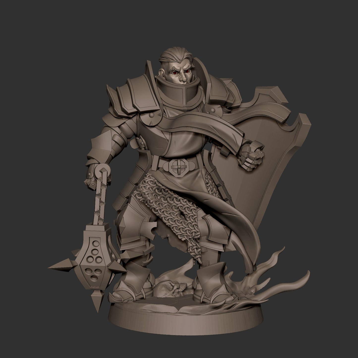 Hero Crusader (Medium) - Tabletop Figure for Dungeons & Dragons, DnD, Pathfinder RPGs, TTRPG