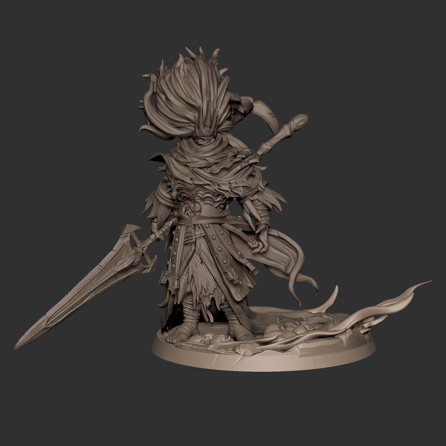 Lord Of The Storm (Large) - Tabletop Figure for Dungeons & Dragons, DnD, Pathfinder RPGs, TTRPG