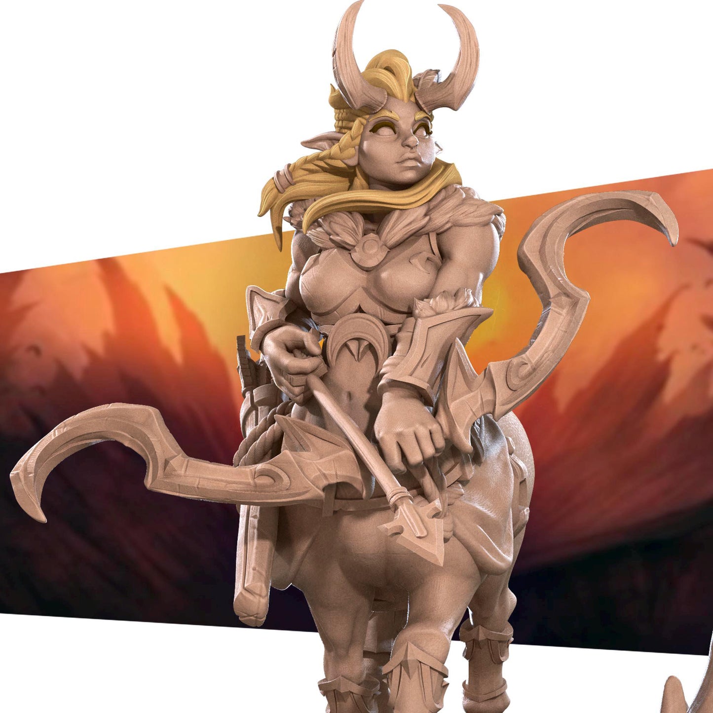 Centaur Ranger (Large) - Tabletop Figure for Dungeons & Dragons, DnD, Pathfinder RPGs, TTRPG