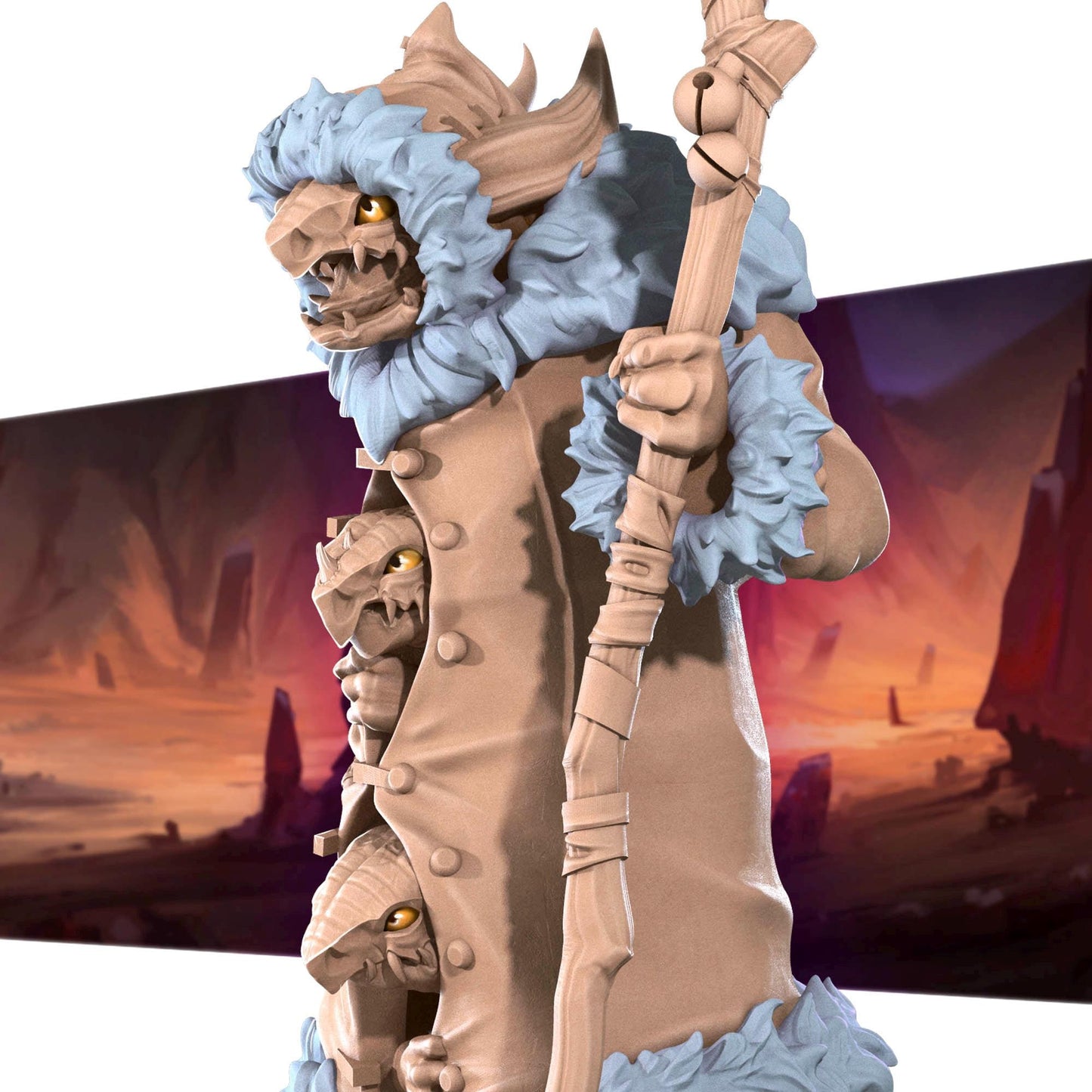 Three Kobolds In A Trenchcoat (Medium) - Tabletop Figure for Dungeons & Dragons, DnD, Pathfinder RPGs, TTRPG