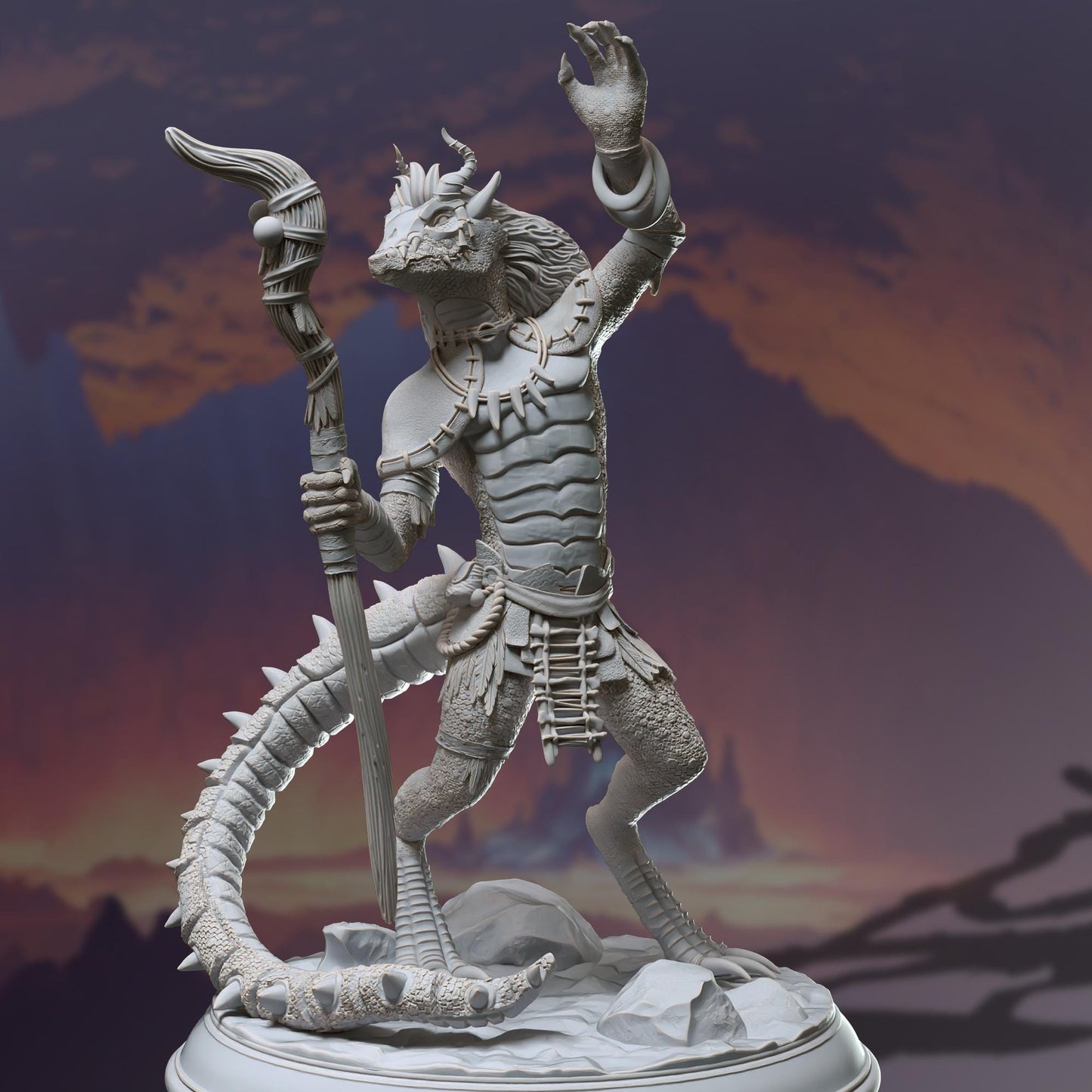 Kobold Shaman - Bobodobo - 3D Printed Tabletop Figure for Dungeons & Dragons, DnD, Pathfinder RPGs, TTRPG