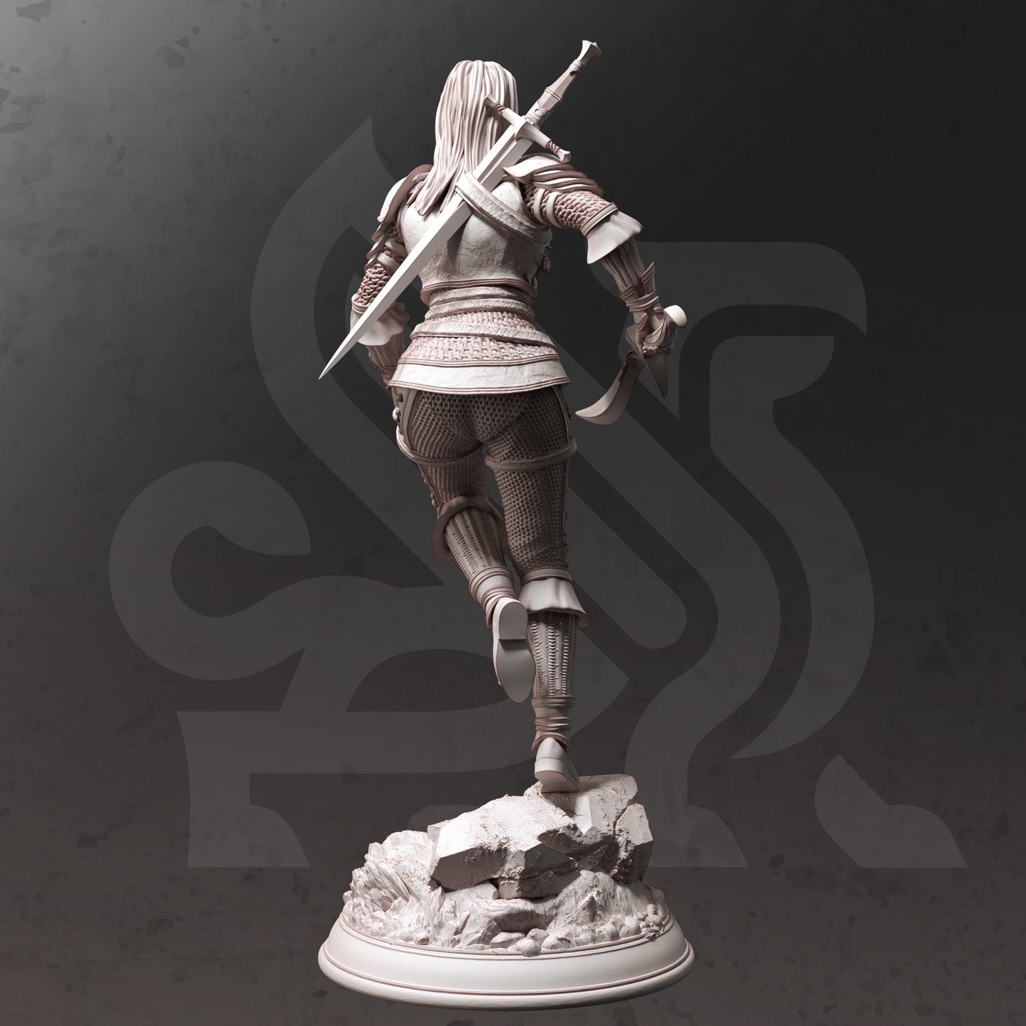 Young Master Bloodhunter - Lina Vixine - 3D Printed Tabletop Figure for Dungeons & Dragons, DnD, Pathfinder RPGs, TTRPG