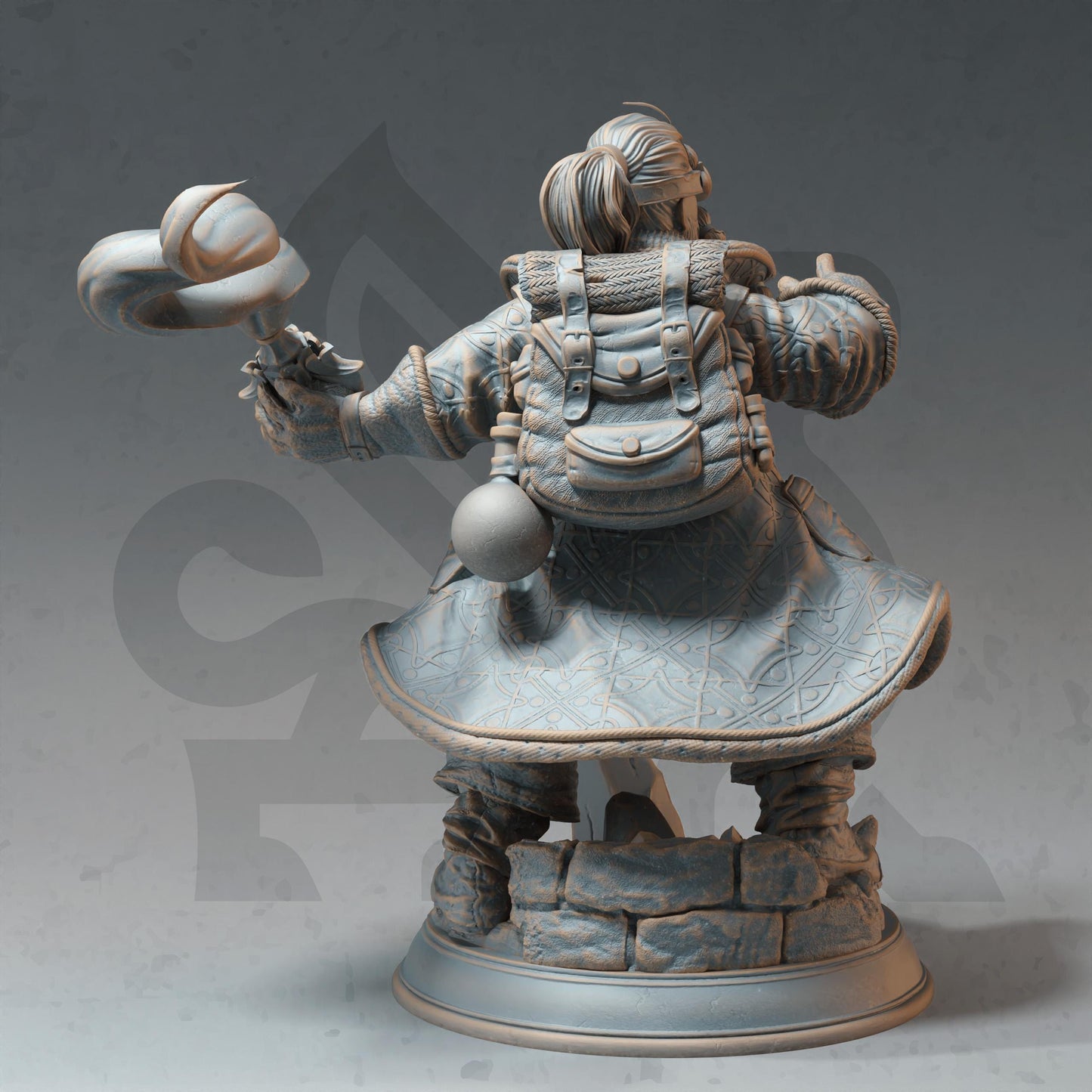 Dwarven Alchemist - Nesbit (Medium) - Tabletop Figure for Dungeons & Dragons, DnD, Pathfinder RPGs, TTRPG