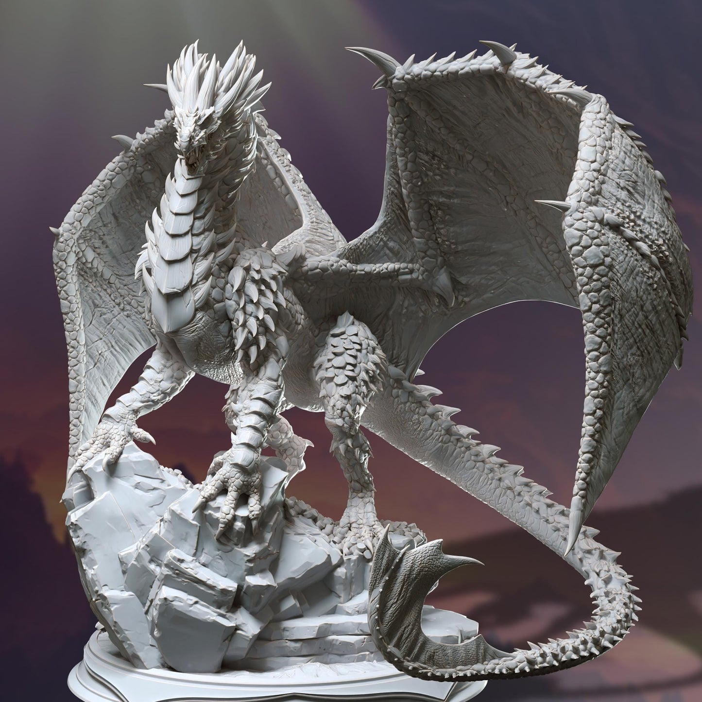 Ancient Bronze Dragon - Brazatul - 3D Printed Tabletop Figure for Dungeons & Dragons, DnD, Pathfinder RPGs, TTRPG