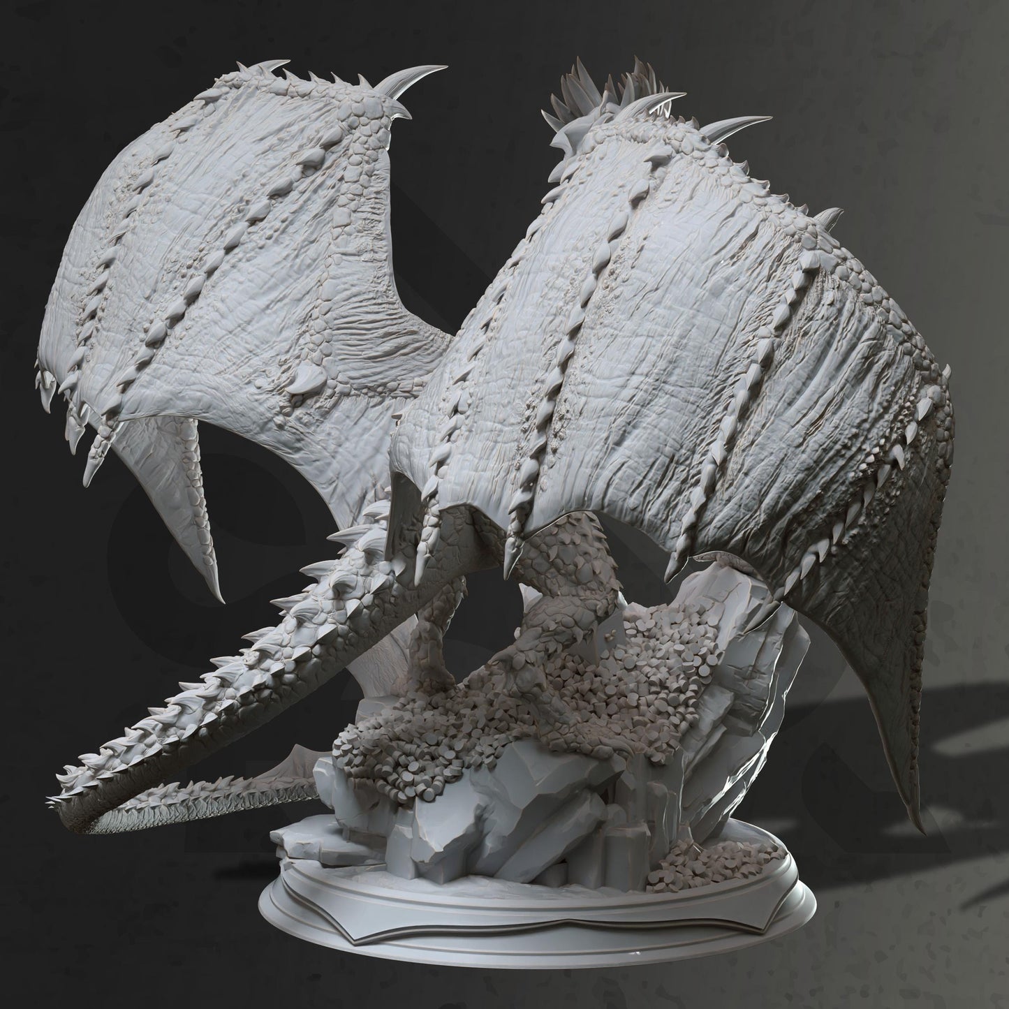 Ancient Bronze Dragon - Brazatul - 3D Printed Tabletop Figure for Dungeons & Dragons, DnD, Pathfinder RPGs, TTRPG