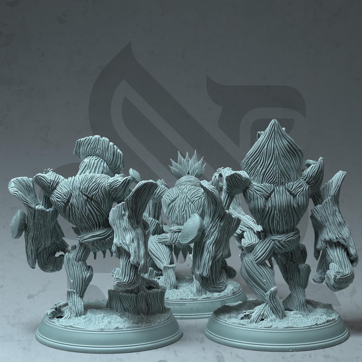 Trio of Treant Saplings - Volys (Bundle) - 3D Printed Tabletop Figure for Dungeons & Dragons, DnD, Pathfinder RPGs, TTRPG