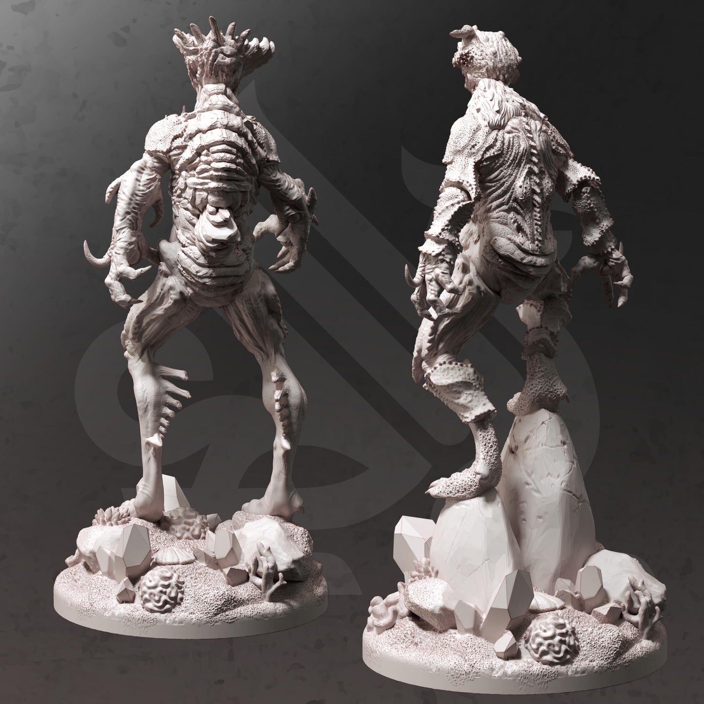 Riverstalkers - Ertkener (Bundle) - 3D Printed Tabletop Figure for Dungeons & Dragons, DnD, Pathfinder RPGs, TTRPG