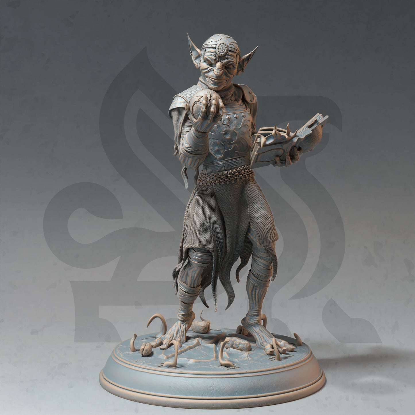 Mana Goblin Trio - Alchemist, Sorcerer, Loot (Bundle) - 3D Printed Tabletop Figure for Dungeons & Dragons, DnD, Pathfinder RPGs, TTRPG