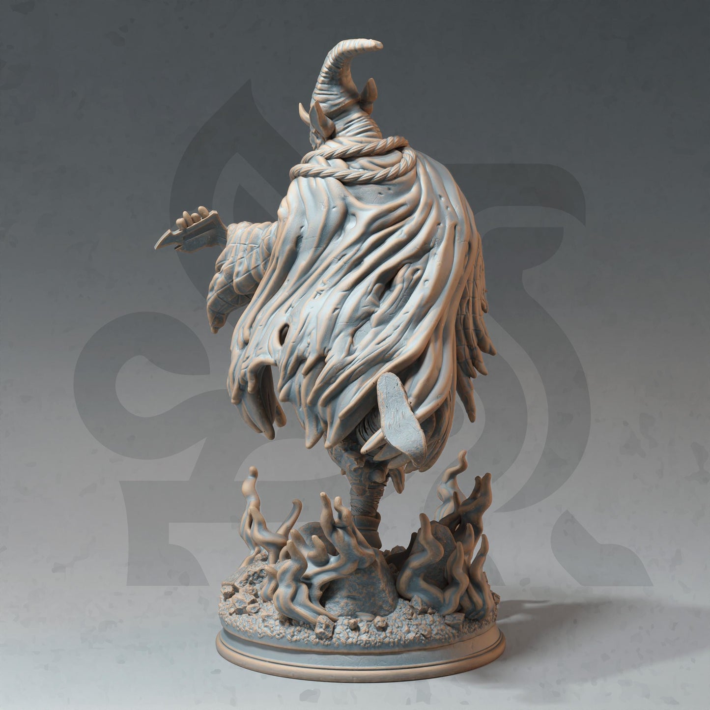 Demonic Jester - The Travelling Jack (Medium) - 3D Printed Tabletop Figure for Dungeons & Dragons, DnD, Pathfinder RPGs, TTRPG