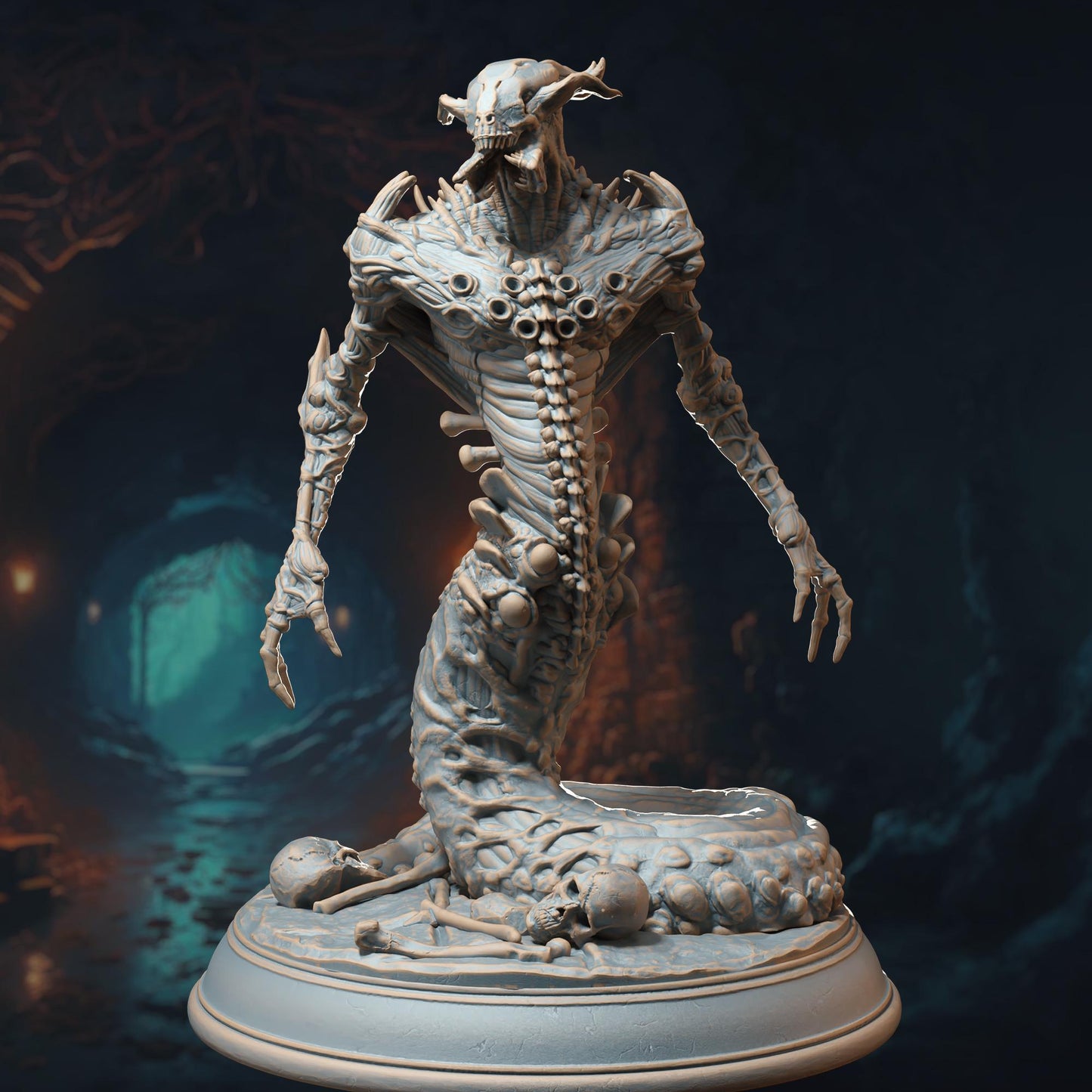 Eldritch Shapeshifter - The Listener (Medium) - 3D Printed Tabletop Figure for Dungeons & Dragons, DnD, Pathfinder RPGs, TTRPG