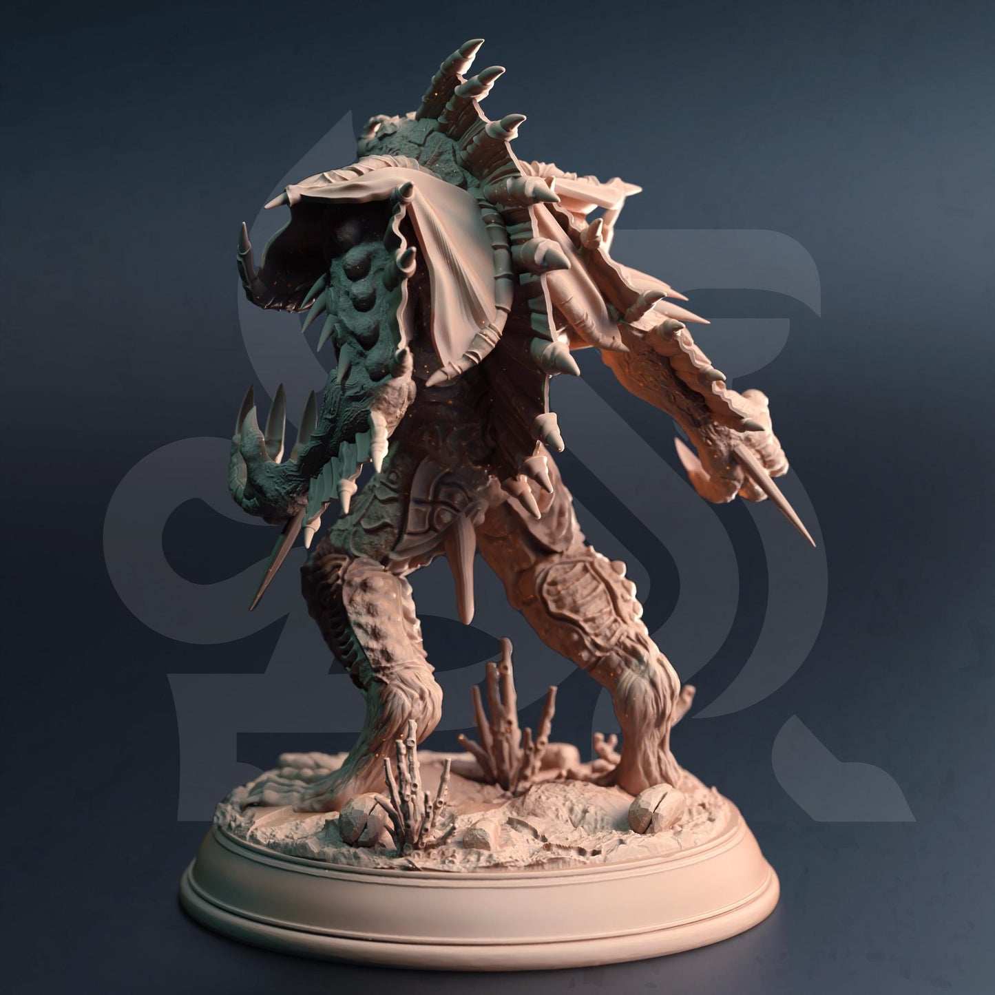 Alpha Angler Fish Abomination - Giga Gluglin (Medium) - 3D Printed Tabletop Figure for Dungeons & Dragons, DnD, Pathfinder RPGs, TTRPG