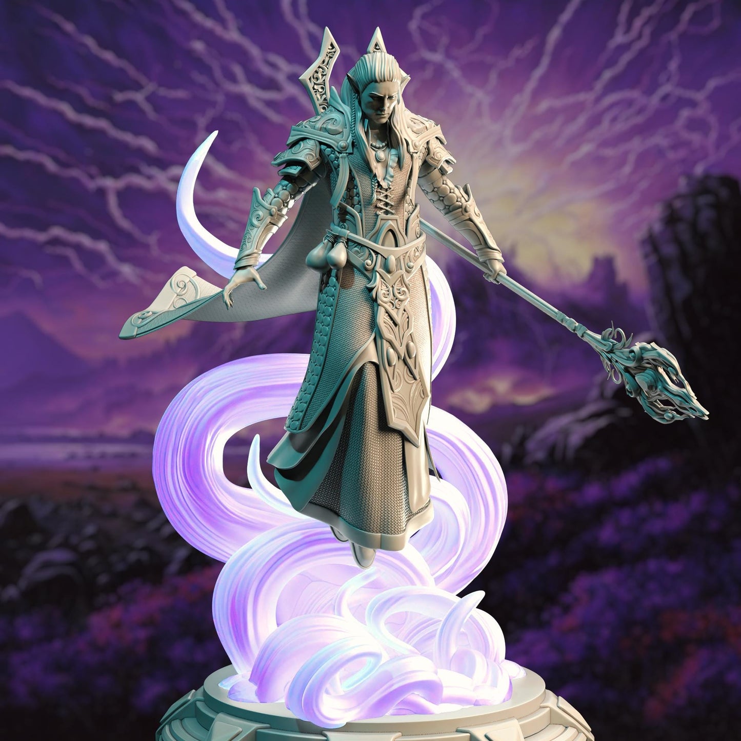 High Elf Master Sorcerer - Karydian (Medium) - Tabletop Figure for Dungeons & Dragons, DnD, Pathfinder RPGs, TTRPG