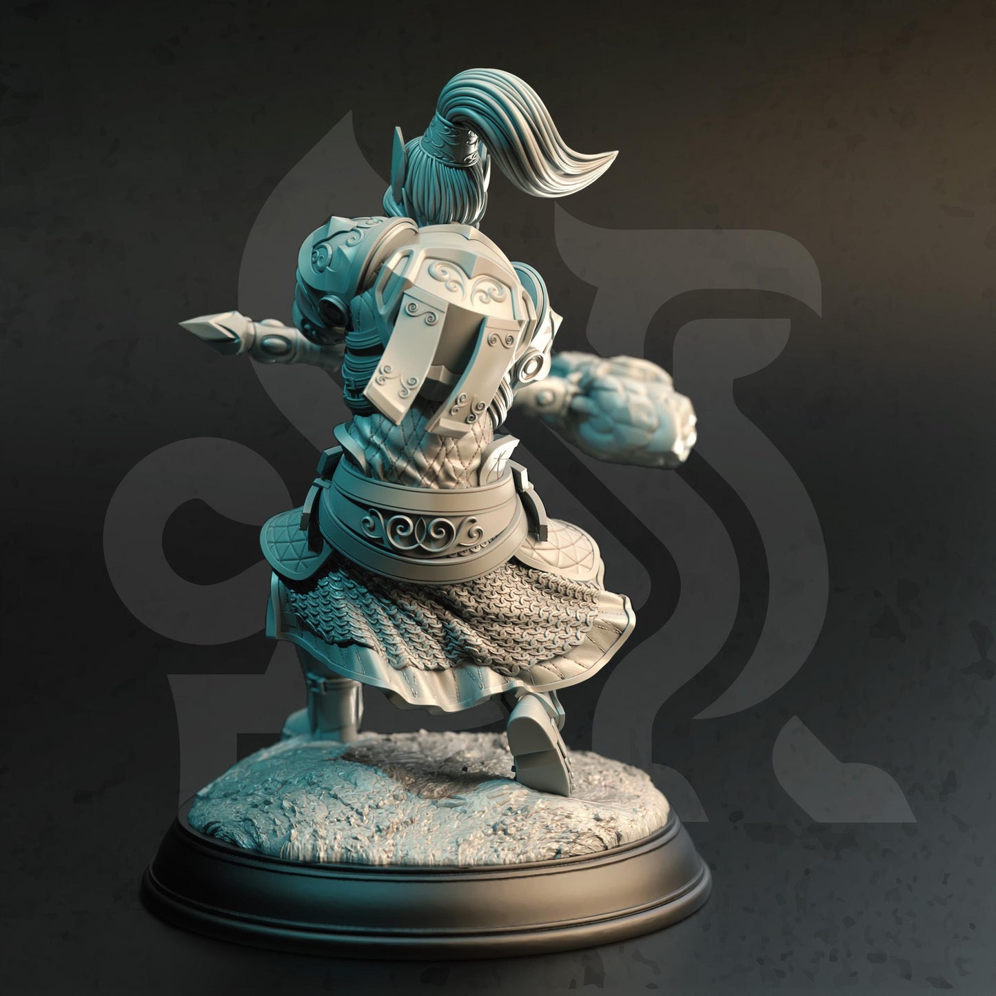 Cleric of the Arcane - Querina - 3D Printed Tabletop Figure for Dungeons & Dragons, DnD, Pathfinder RPGs, TTRPG