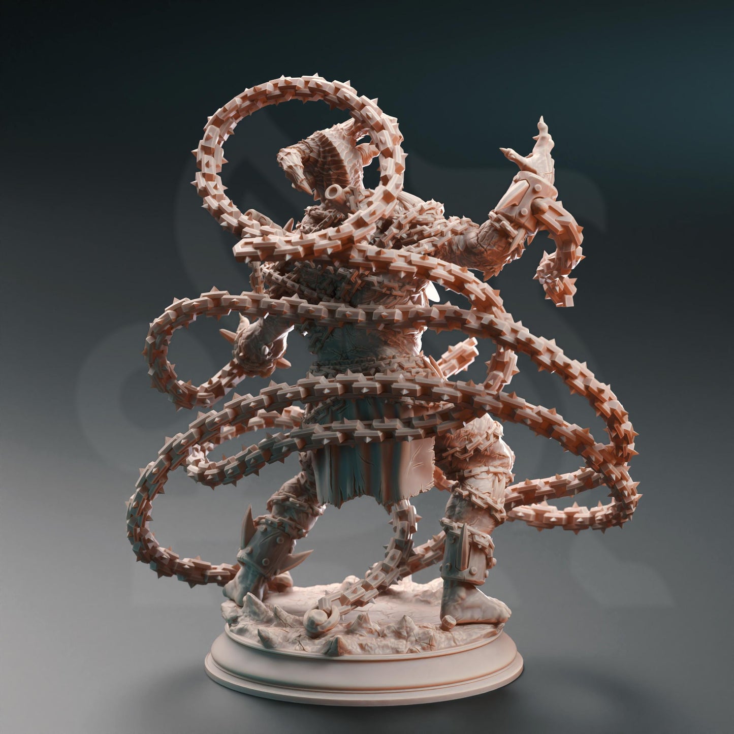 Chain Devils of the Nosmeni (Bundle) - 3D Printed Tabletop Figure for Dungeons & Dragons, DnD, Pathfinder RPGs, TTRPG