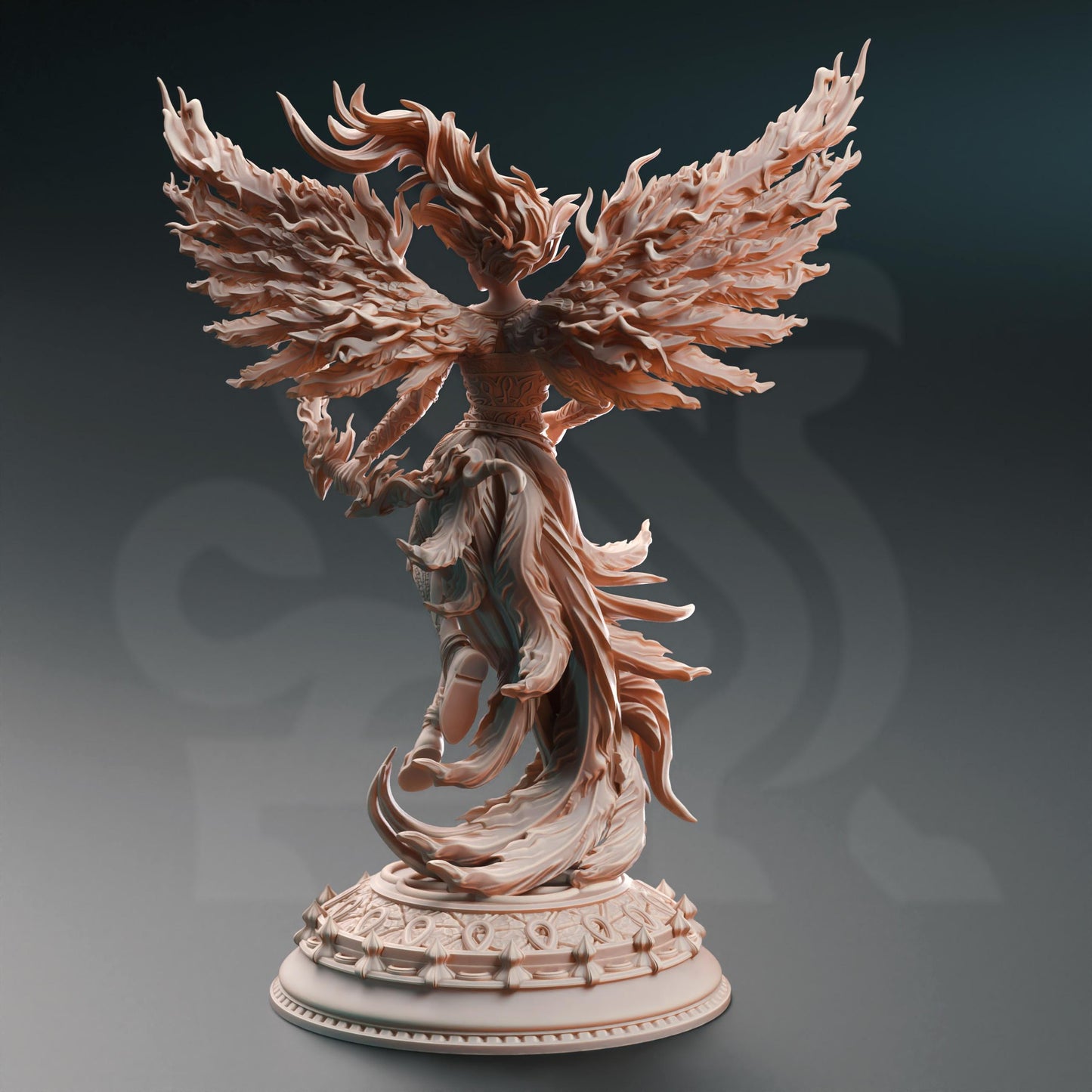 Phoenix Sun Elf Ranger - Sairena (Medium) - Tabletop Figure for Dungeons & Dragons, DnD, Pathfinder RPGs, TTRPG