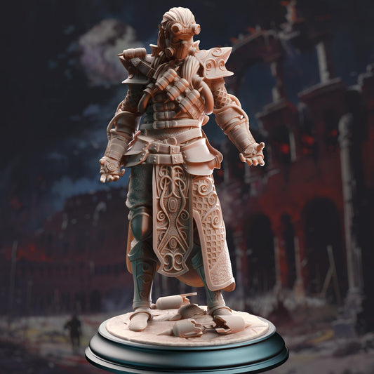 High Elf Chaos Artificer - Netros (Medium) - Tabletop Figure for Dungeons & Dragons, DnD, Pathfinder RPGs, TTRPG