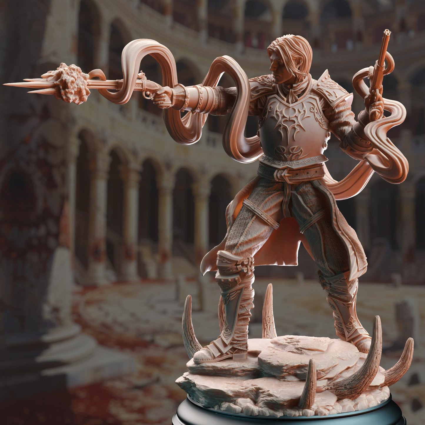 Human Magic Marksman - Cedric of Wildern (Medium) - Tabletop Figure for Dungeons & Dragons, DnD, Pathfinder RPGs, TTRPG