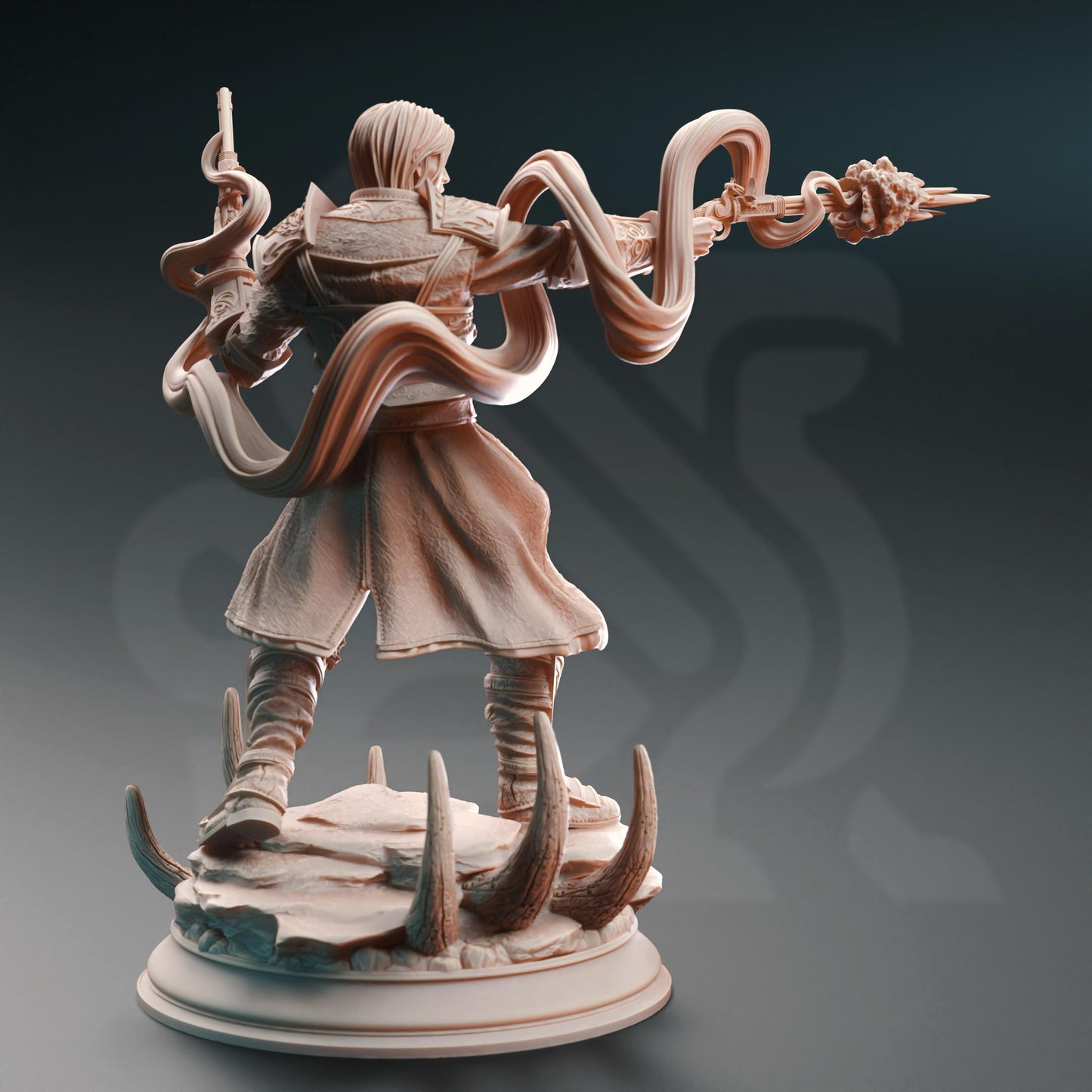 Human Magic Marksman - Cedric of Wildern (Medium) - Tabletop Figure for Dungeons & Dragons, DnD, Pathfinder RPGs, TTRPG